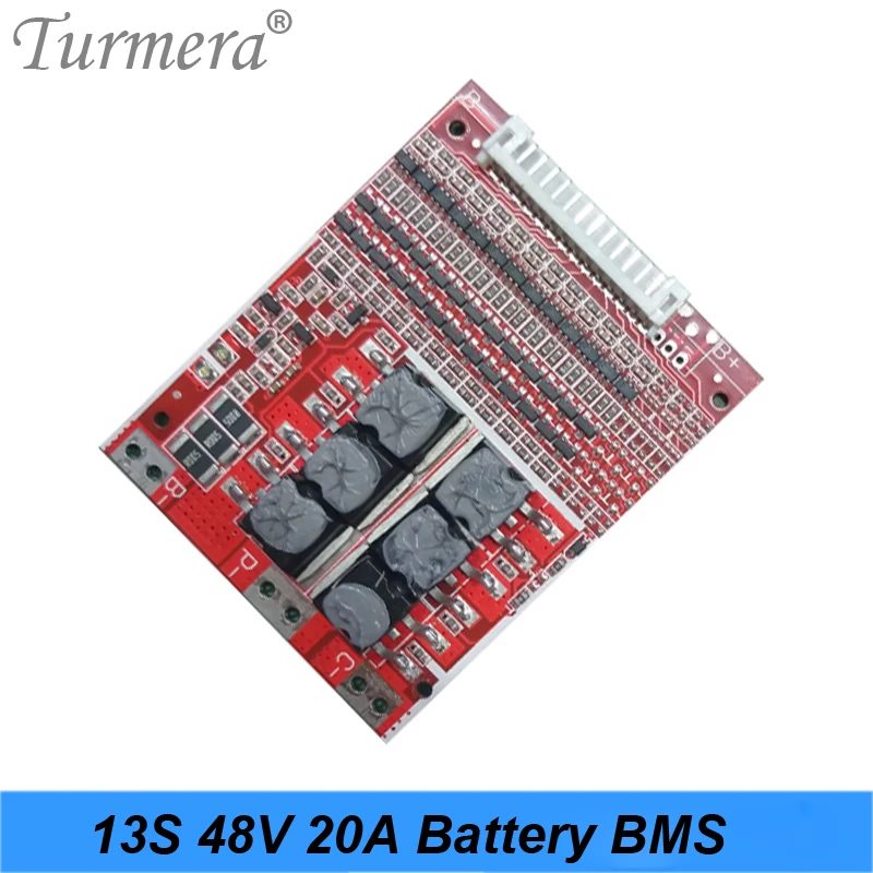 Turmera 3.6V 3.7V 13S 48V E-bike Li ion battery 18650 20A 25A 30A Li-ion Lithium 18650 Battery Pack BMS Protection Board
Turmera 3.6V 3.7V 13S 48V E-bike Li ion battery 18650 20A 25A 30A Li-ion Lithium 18650 Battery Pack BMS Protection Board