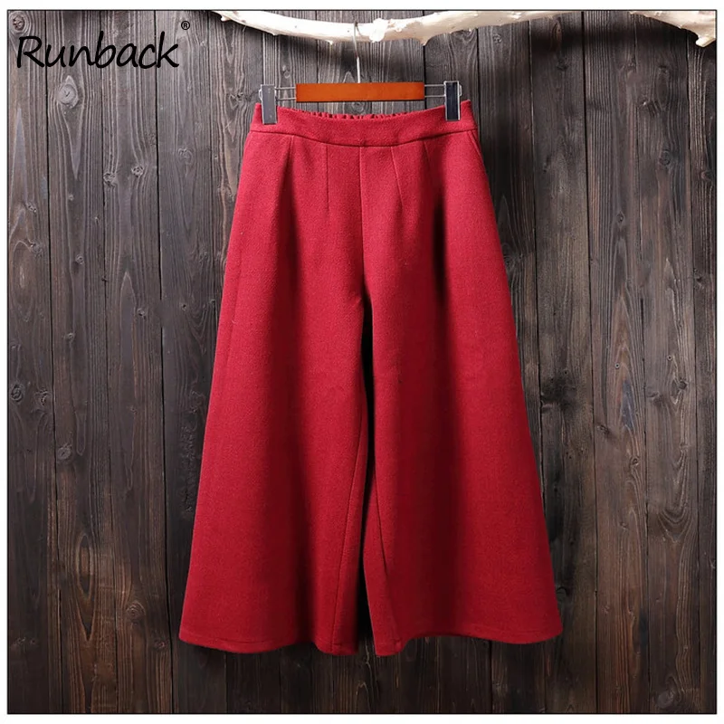 Runback Red Women Pants Cotton Polyester Pantalon Femme Wide Leg Pants Elastic Waist Trousers Women 2019 Spring Plus Size Pant
Runback Red Women Pants Cotton Polyester Pantalon Femme Wide Leg Pants Elastic Waist Trousers Women 2019 Spring Plus Size Pant