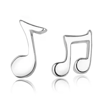 Charm 925 Sterling Silver Small Music Note Sign Earrings for Women Hot Sale Jewelry Girls Gift 
Charm 925 Sterling Silver Small Music Note Sign Earrings for Women Hot Sale Jewelry Girls Gift