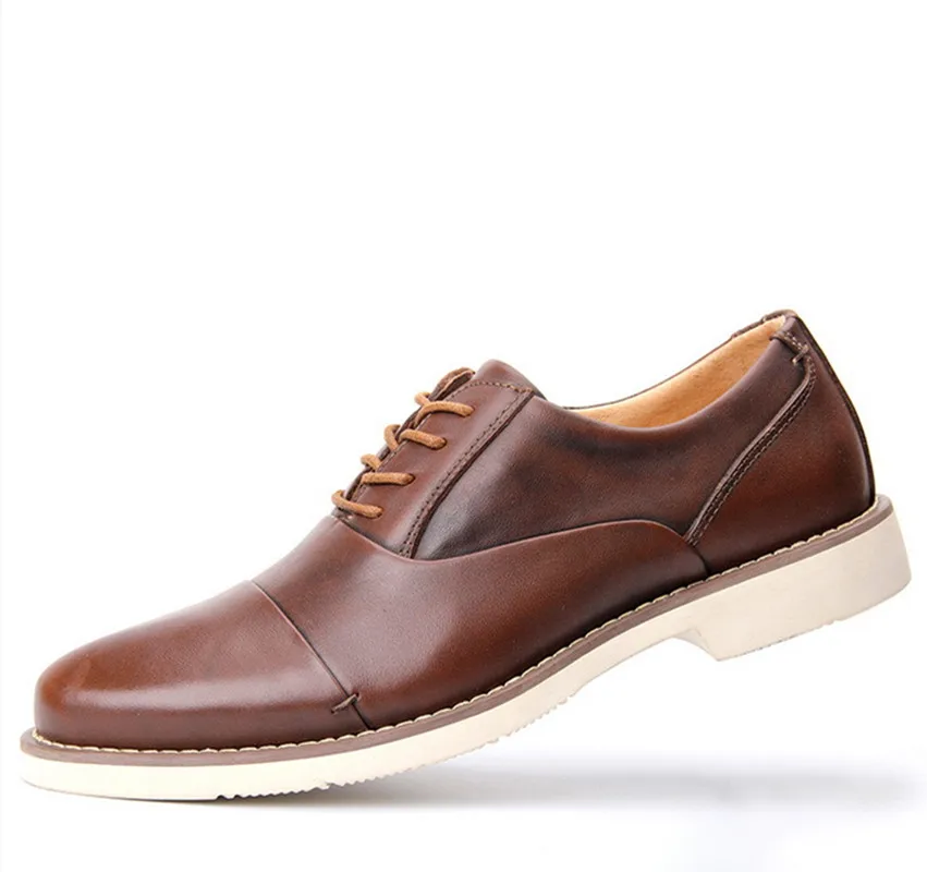 Brand Men Leather Shoes Casual New 2019 Genuine Leather Shoes Men Oxford Fashion Lace Up Dress Shoes Outdoor Work Shoe Sapatos
Brand Men Leather Shoes Casual New 2019 Genuine Leather Shoes Men Oxford Fashion Lace Up Dress Shoes Outdoor Work Shoe Sapatos