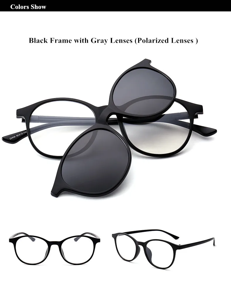 Chashma Ochki Clip-On Sunglasses