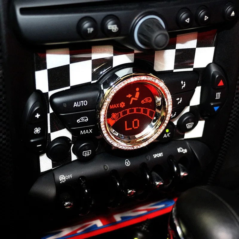 Car AC Screen Instrument Decorative Ring with Crystals Moulding Trim Cover for MiNI Cooper Countryman JCW Peaceman Roadster
Car AC Screen Instrument Decorative Ring with Crystals Moulding Trim Cover for MiNI Cooper Countryman JCW Peaceman Roadster