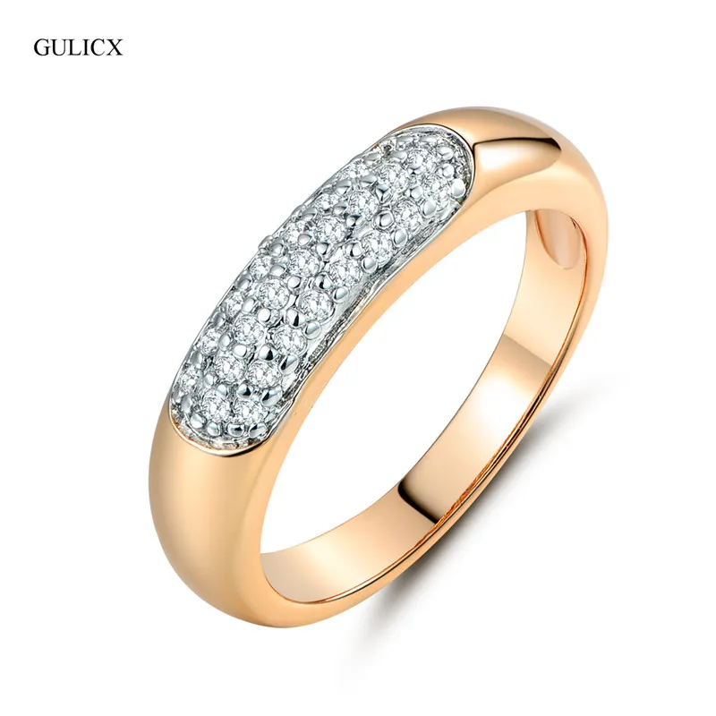 GULICX 2018 Fashion Simple Round Finger Rings For Women Gold-color Midi Rings Pave Crystal Cubic Zirconia Wedding Jewelry R287
GULICX 2018 Fashion Simple Round Finger Rings For Women Gold-color Midi Rings Pave Crystal Cubic Zirconia Wedding Jewelry R287