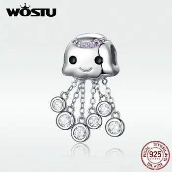 WOSTU 2020 New Octopus Beads Authentic 925 Sterling Silver Cute CZ Beads Fit Bracelet & Bangle Fashion Jewelry BNC081
WOSTU 2020 New Octopus Beads Authentic 925 Sterling Silver Cute CZ Beads Fit Bracelet & Bangle Fashion Jewelry BNC081