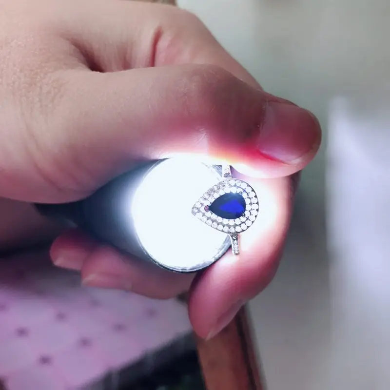 925 Sterling Silver Natural Sapphire diamant Ring Tear Drop Shape Tanzanite Wedding Engagement Jewelry
925 Sterling Silver Natural Sapphire diamant Ring Tear Drop Shape Tanzanite Wedding Engagement Jewelry