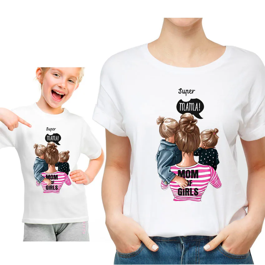 Korean Fashion Mother And Daughter Tees Tops Cute Harajuku Women T shirt Casual Kawaii Parent-child Matching Clothing
Korean Fashion Mother And Daughter Tees Tops Cute Harajuku Women T shirt Casual Kawaii Parent-child Matching Clothing