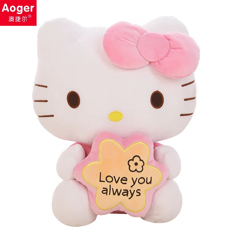 1 pcs typical 40cm Creative Stuffed Animal Toy Hello Kitty KT Kawaii Doll Anime Toy For Girl Birthday's Gift Kid Toy
1 pcs typical 40cm Creative Stuffed Animal Toy Hello Kitty KT Kawaii Doll Anime Toy For Girl Birthday's Gift Kid Toy