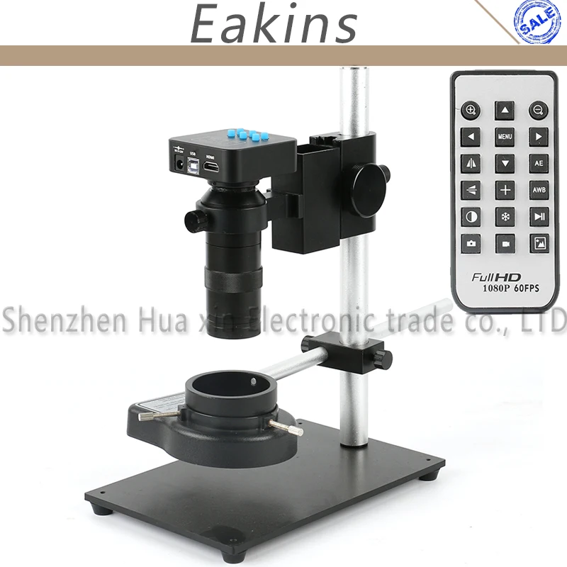 16MP 1080P Industrial Video Microscope Camera Set HDMI USB Outputs 100X C-Mount Lens 144 LED Light Stand For Industry Lab PCB
16MP 1080P Industrial Video Microscope Camera Set HDMI USB Outputs 100X C-Mount Lens 144 LED Light Stand For Industry Lab PCB