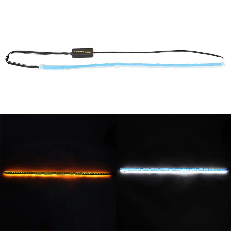 Ultra Thin Flexible Silica Gel LED Guide Strip Lamp DRL Daytime Running Light with Turn Signal Strip Light
Ultra Thin Flexible Silica Gel LED Guide Strip Lamp DRL Daytime Running Light with Turn Signal Strip Light