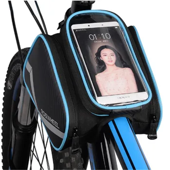 ROSWHEEL 6.2 Inch waterproof phone touch screen bike bags front frame top tube bag road MTB mountain bicycle Cycling accessorie
ROSWHEEL 6.2 Inch waterproof phone touch screen bike bags front frame top tube bag road MTB mountain bicycle Cycling accessorie