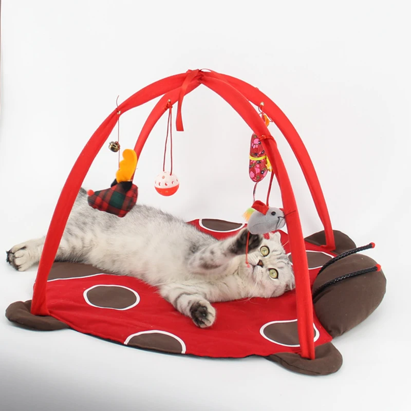 Pet Cat Bed Cat Play Tent Toys Mobile Activity Playing Bed Toys Cat Bed Pad Blanket House Pet Furniture Cat House With Ball
Pet Cat Bed Cat Play Tent Toys Mobile Activity Playing Bed Toys Cat Bed Pad Blanket House Pet Furniture Cat House With Ball