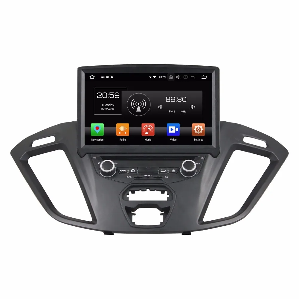 Фото Octa Core 8" Android 9.0 Car DVD GPS for ford Transit Custom 4GB RAM Radio WIFI 64GB navigation stereo audio auto headunits |
