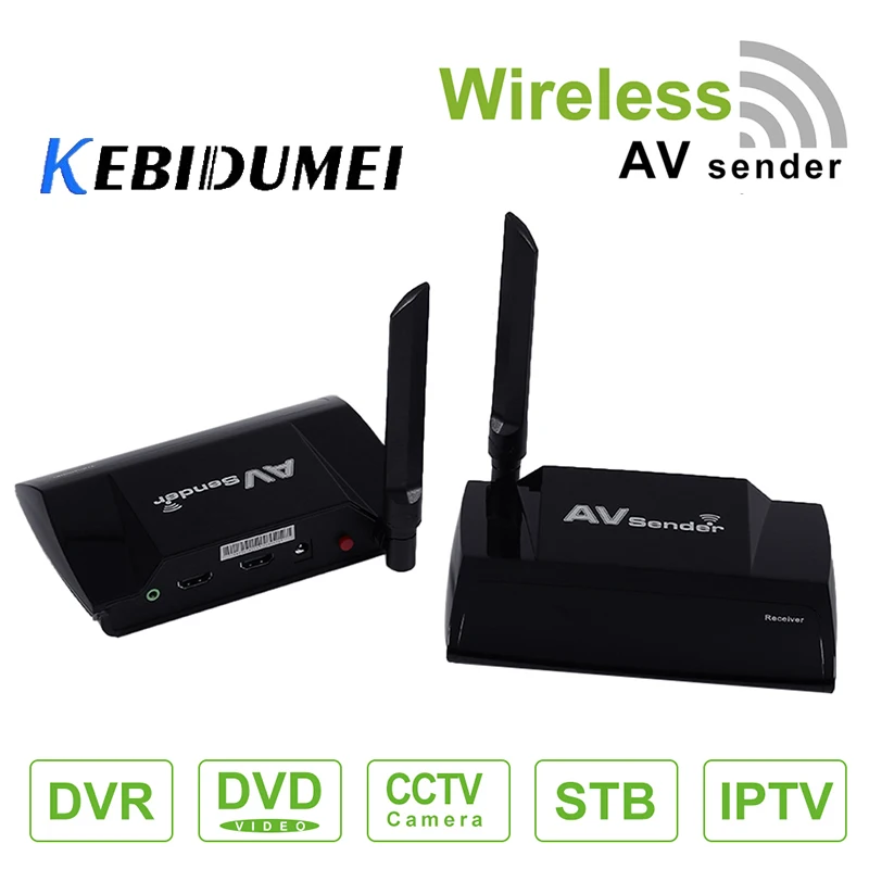 Kebidumei 5.8GHz HDMI AV Sender TV Wireless Audio Stereo Video Transmitter Receiver 720*576P Resolution Support TV BOX or DVD
Kebidumei 5.8GHz HDMI AV Sender TV Wireless Audio Stereo Video Transmitter Receiver 720*576P Resolution Support TV BOX or DVD