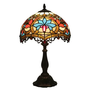 12" Retro Luxurious European Vintage Tiffany Table Lamp Reading Night Light for Foyer Bar Study Wedding 1068
12" Retro Luxurious European Vintage Tiffany Table Lamp Reading Night Light for Foyer Bar Study Wedding 1068