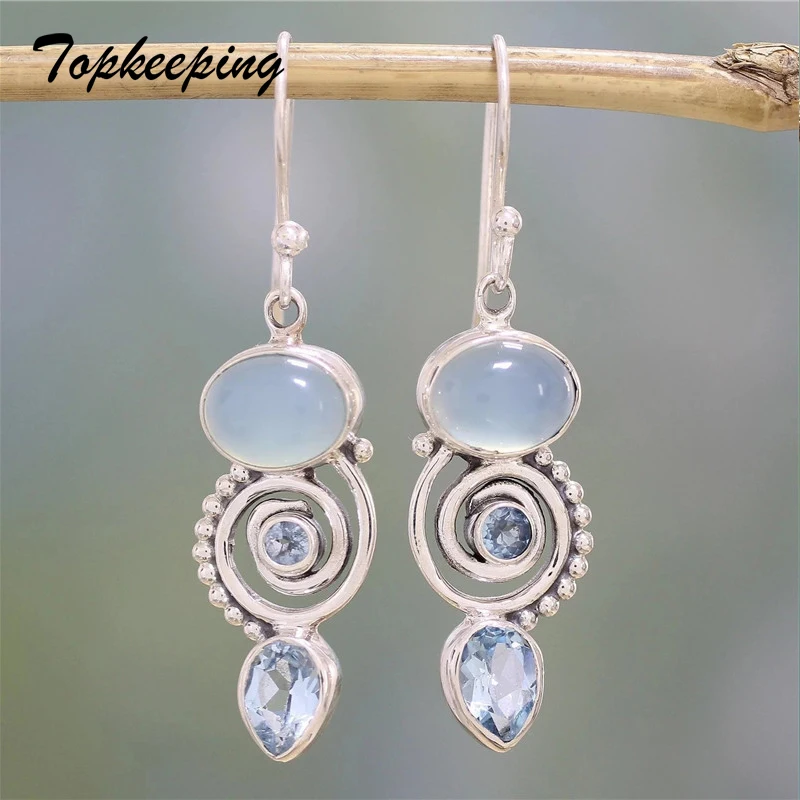Retro Vintage Antique Moonstone Dangle Opal Silver Color Pendant Earrings for Women Wedding Jewelry Boho Statement Drop Earring
Retro Vintage Antique Moonstone Dangle Opal Silver Color Pendant Earrings for Women Wedding Jewelry Boho Statement Drop Earring