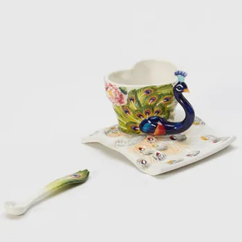 hot ceramic cups creative tea sets coffee cups flowers tea sets cups hearts cups dishes spoon combinat ion Free shipping 
hot ceramic cups creative tea sets coffee cups flowers tea sets cups hearts cups dishes spoon combinat ion Free shipping