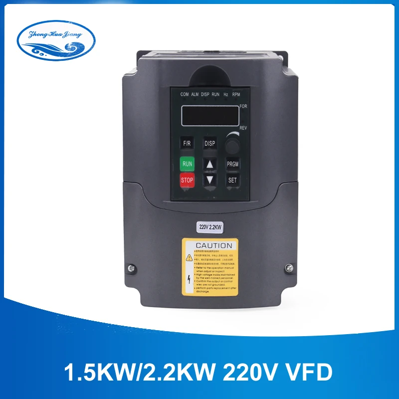 2.2 kW ER20 Water Cooling Spindle Motor assorti 2.2 kW Variateur inverter drive CNC