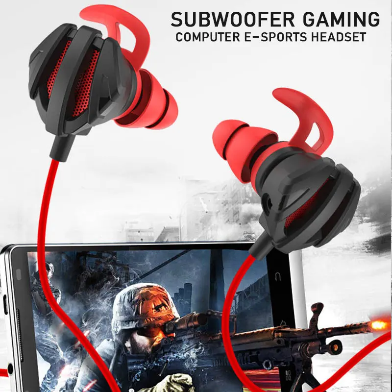Game Earphone Wired Headphone Stereo Earphone with Microphone Portable for PUBG 3.5MM Computer
Game Earphone Wired Headphone Stereo Earphone with Microphone Portable for PUBG 3.5MM Computer