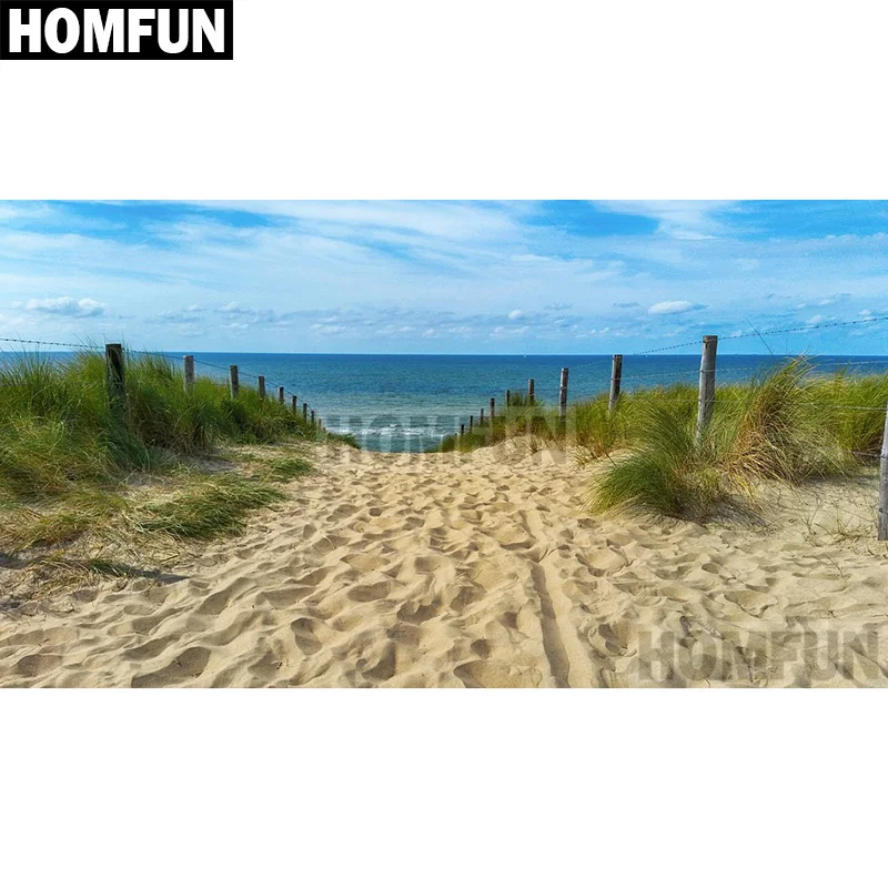 HOMFUN Diamond Embroidery DIY Diamond Painting Cross Stitch Kit "Seaside beach" 5D Needlework Diamond Home Decoration A02108
HOMFUN Diamond Embroidery DIY Diamond Painting Cross Stitch Kit "Seaside beach" 5D Needlework Diamond Home Decoration A02108