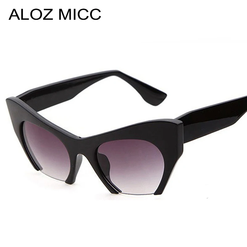 ALOZ MICC Brand Designer Luxury Cat Eye Sunglasses Vintage Half Frame Sun Glasses UV400 Eyewear Shades Oculo Q125
ALOZ MICC Brand Designer Luxury Cat Eye Sunglasses Vintage Half Frame Sun Glasses UV400 Eyewear Shades Oculo Q125