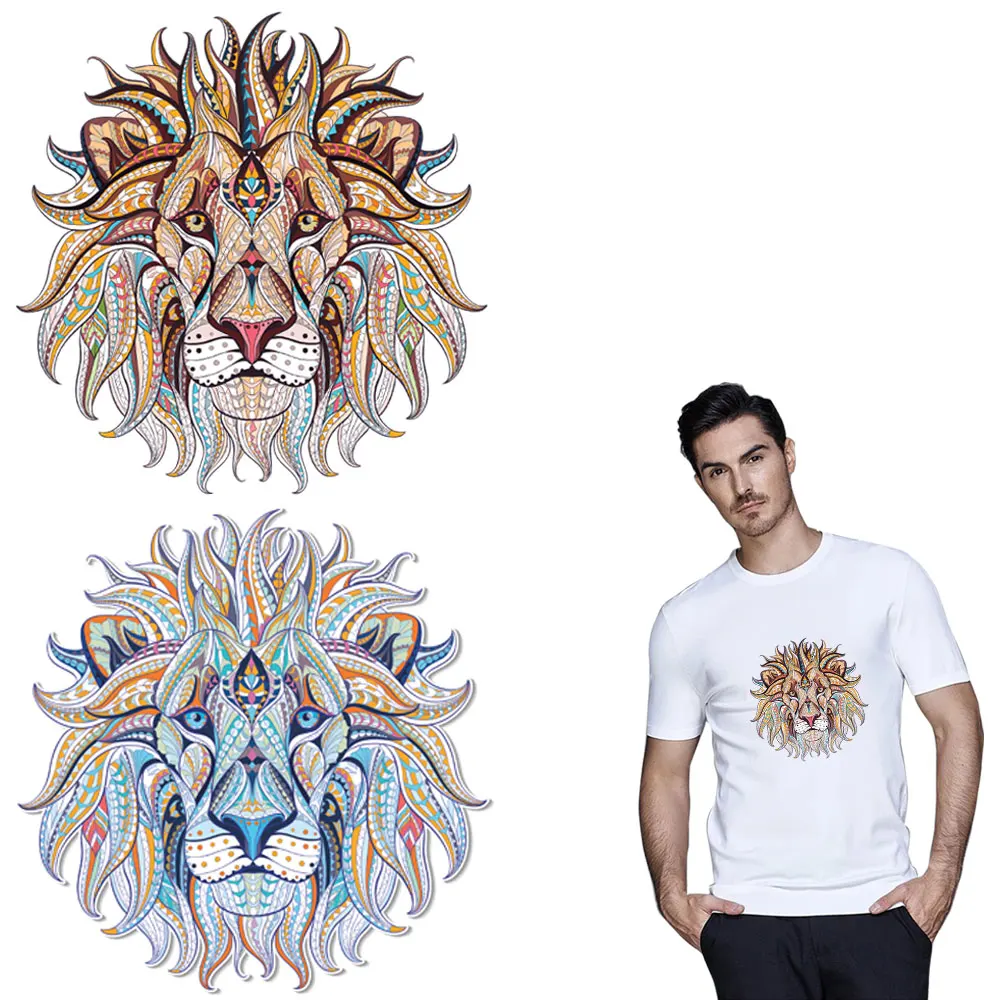 Personalized Lion heat thermal transfer stickers for DIY T-shirt Iron on A-level patch for JACKET JEANS accessory applique
Personalized Lion heat thermal transfer stickers for DIY T-shirt Iron on A-level patch for JACKET JEANS accessory applique