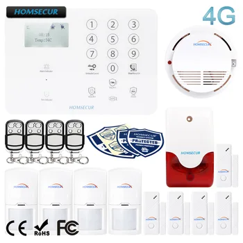 HOMSECUR Wireless&wired 4G LCD Home Security Alarm System+4*PIR+Door Sensor GA01-4G-W
HOMSECUR Wireless&wired 4G LCD Home Security Alarm System+4*PIR+Door Sensor GA01-4G-W