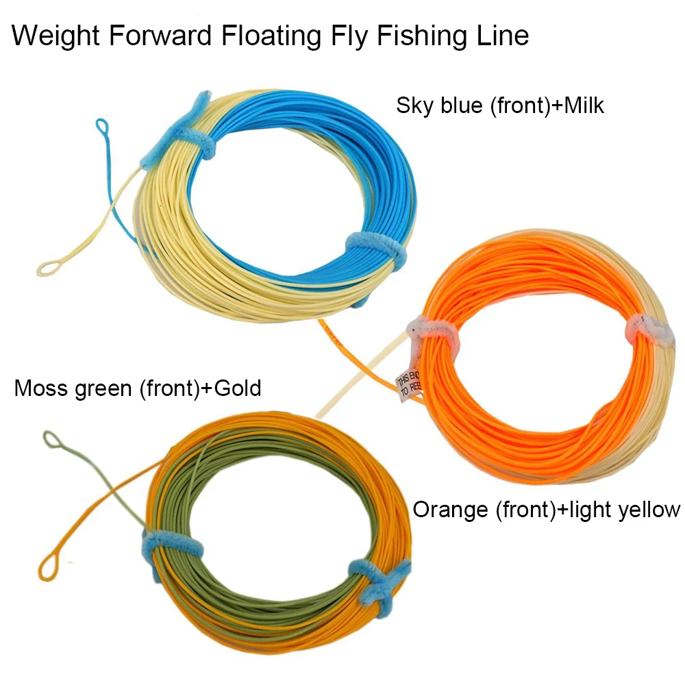Aventik Weight Forward Floating With Exposed Welded Loops Double Color Fly Fishing Line Weight Fly Line NEW
Aventik Weight Forward Floating With Exposed Welded Loops Double Color Fly Fishing Line Weight Fly Line NEW