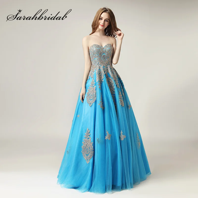 Gorgeous Beaded Gold Appliques Ball Gown Evening Dresses Vintage Long Sweetheart Tulle Plus Size Formal Women Party Gowns LX359
Gorgeous Beaded Gold Appliques Ball Gown Evening Dresses Vintage Long Sweetheart Tulle Plus Size Formal Women Party Gowns LX359