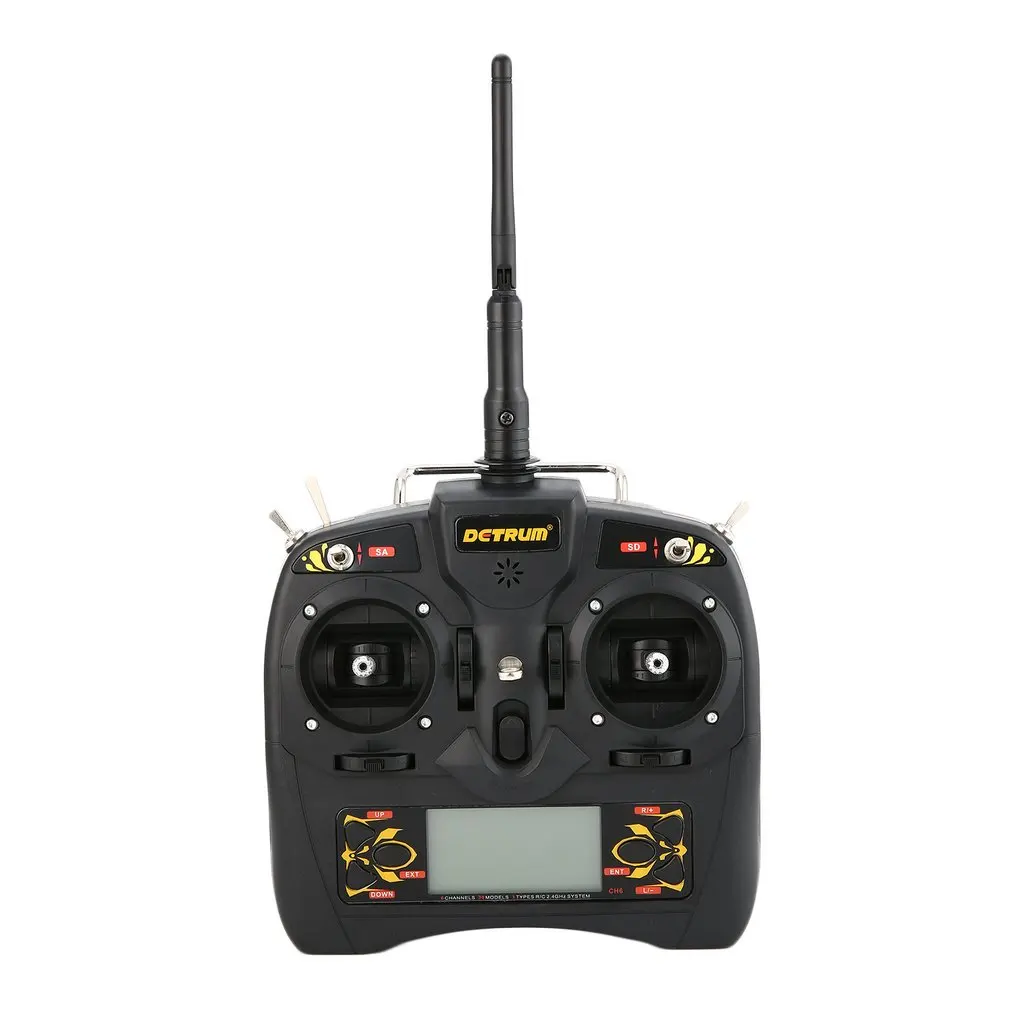 Detrum GAVIN-6C 2.4G 6CH Transmitter Radio Remote Control with DSSS&FHSS MSR66A DTM-T011 Receiver for Airplane Helicopter Parts
Detrum GAVIN-6C 2.4G 6CH Transmitter Radio Remote Control with DSSS&FHSS MSR66A DTM-T011 Receiver for Airplane Helicopter Parts