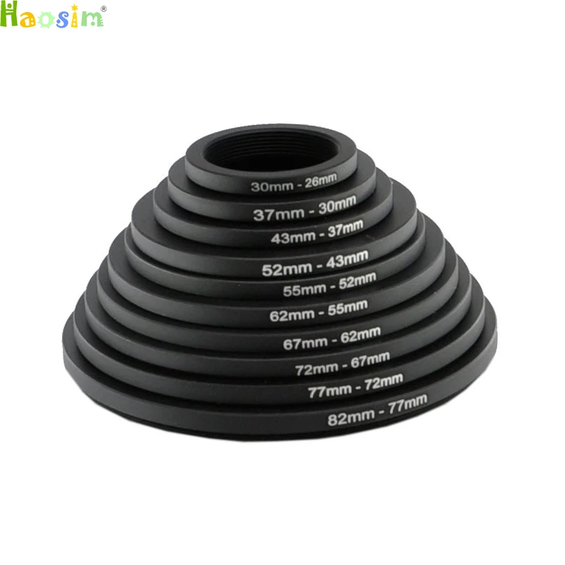 50pcs/lot 82-77 82-72 82-67 82-62 77-72 77-67 77-52 72-67 72-62 67-62mm Metal Step down Rings Lens Adapter Filter Set
50pcs/lot 82-77 82-72 82-67 82-62 77-72 77-67 77-52 72-67 72-62 67-62mm Metal Step down Rings Lens Adapter Filter Set