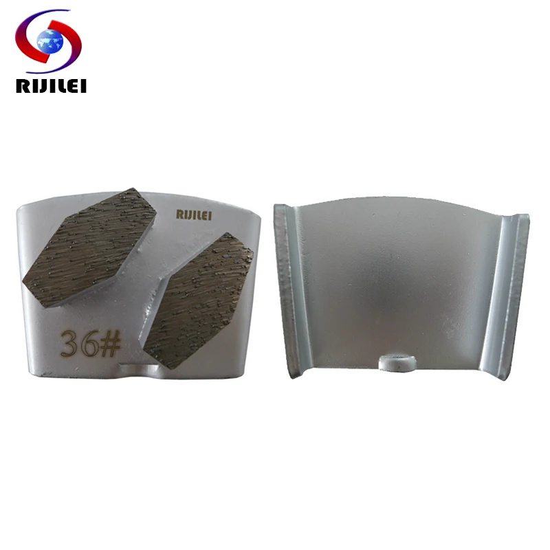 RIJILEI 12PCS/Set HTC Diamond grinding disc Two Round Segments Grinding Block Plate for Concrete Floor Renovation Polishing H60B
RIJILEI 12PCS/Set HTC Diamond grinding disc Two Round Segments Grinding Block Plate for Concrete Floor Renovation Polishing H60B