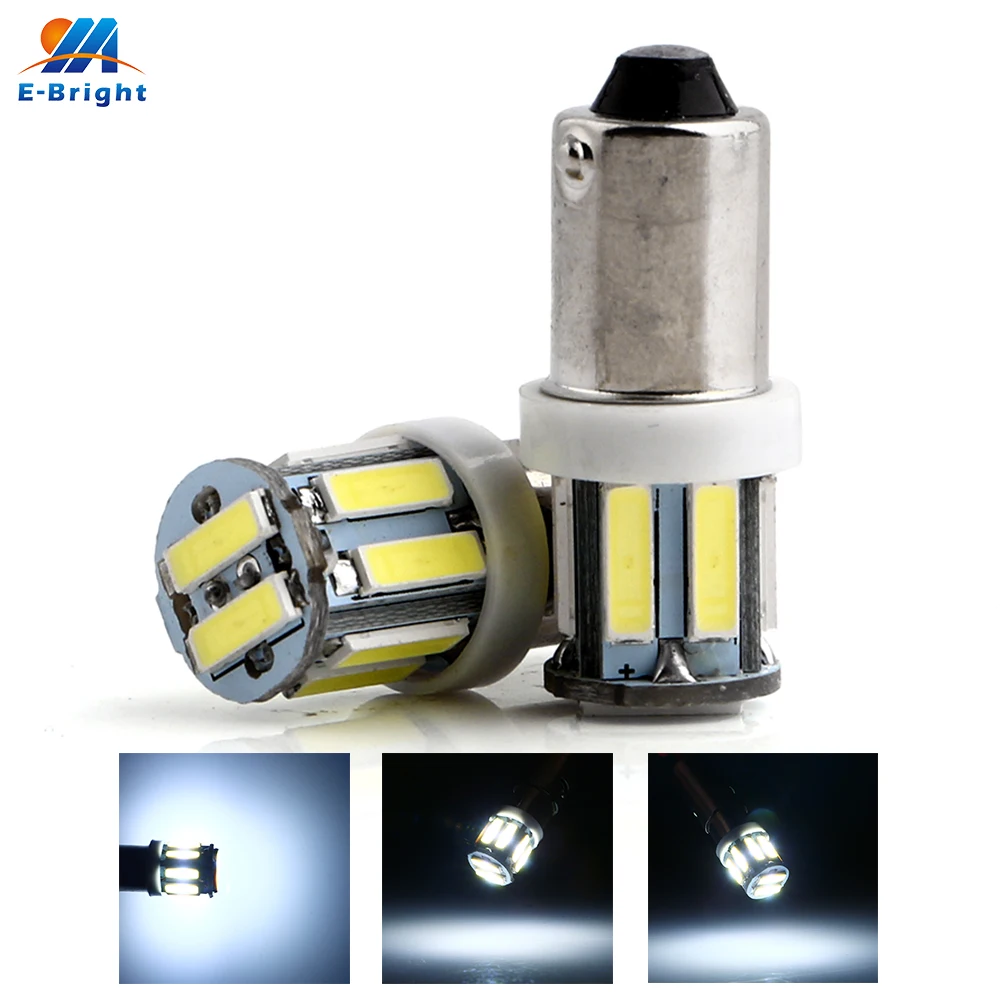 100PCS 24V BA9S 7014 10 SMD LED Bulbs Car Interior Dashboard Instrument Lights WHITE Indicator 250LM
100PCS 24V BA9S 7014 10 SMD LED Bulbs Car Interior Dashboard Instrument Lights WHITE Indicator 250LM
