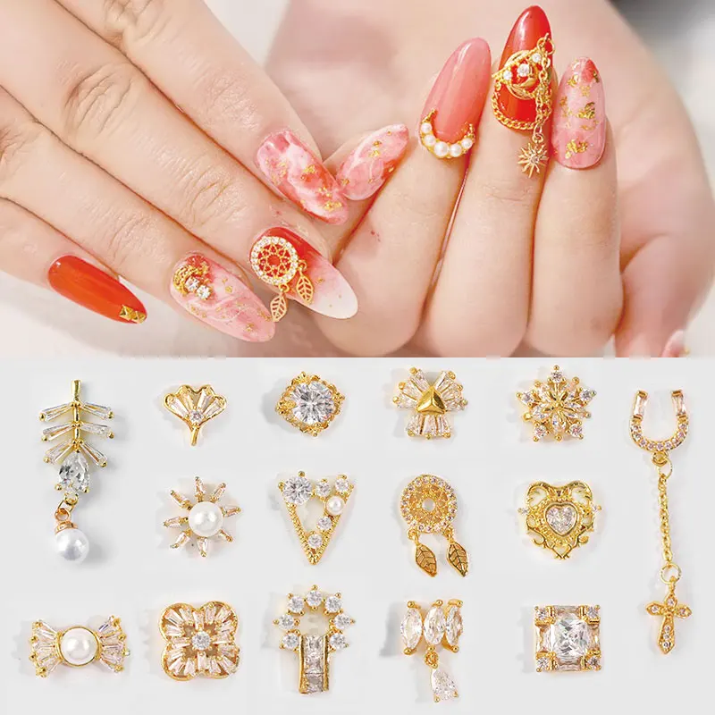 Nail art metal jewelry high quality zircon True gold plating not fading leaf Bow shape with shiny diamond nail rhinestones MZ121
Nail art metal jewelry high quality zircon True gold plating not fading leaf Bow shape with shiny diamond nail rhinestones MZ121