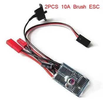 2PCS 10A RC Boat/Car ESC Dual Way Brushed with/without Brake Electric Speed Controller for 1/16 1/28 Model Car Boat
2PCS 10A RC Boat/Car ESC Dual Way Brushed with/without Brake Electric Speed Controller for 1/16 1/28 Model Car Boat