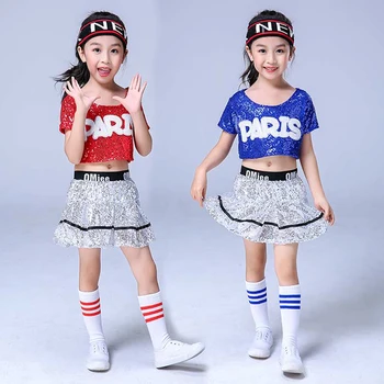 Children's dance clothes costumes kindergarten jazz performance clothes girls dance costumes sequins cheerleading uniforms
Children's dance clothes costumes kindergarten jazz performance clothes girls dance costumes sequins cheerleading uniforms