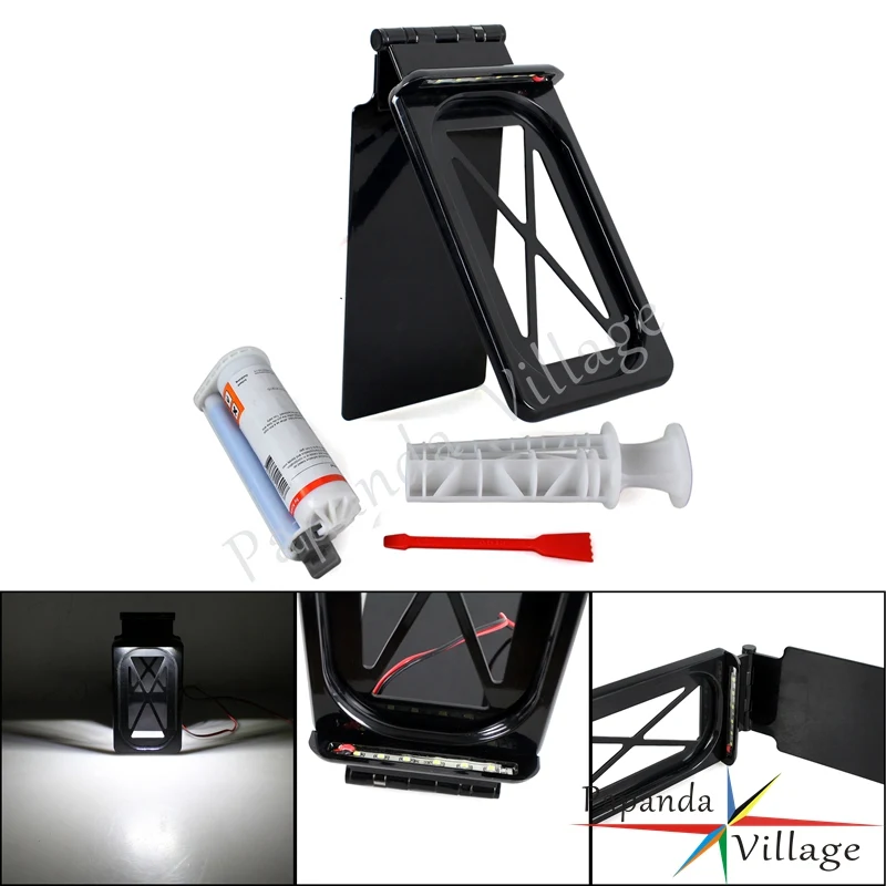 Papanda Motorbike Aluminum Hide-Away License Plate Bracket Holder License Tag for Harley Touring with Hard ABS Plastic Bags
Papanda Motorbike Aluminum Hide-Away License Plate Bracket Holder License Tag for Harley Touring with Hard ABS Plastic Bags
