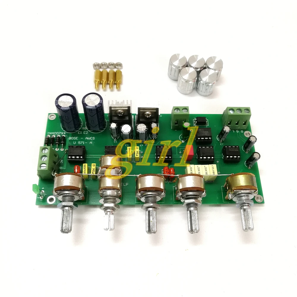 Subwoofer special filter dynamic equalization front tone board single ended output
Subwoofer special filter dynamic equalization front tone board single ended output