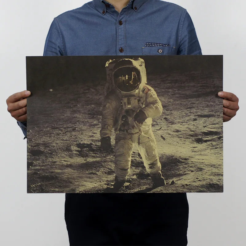 Apollo Moon Nostalgia Vintage Kraft Paper Movie Poster Magazine Home Decor Art Retro Posters and Prints Decorativos
Apollo Moon Nostalgia Vintage Kraft Paper Movie Poster Magazine Home Decor Art Retro Posters and Prints Decorativos