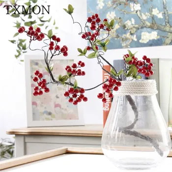 Artificial flower foaming branch red fruit foam fake flower holiday home living room study room decorations simulation berry
Artificial flower foaming branch red fruit foam fake flower holiday home living room study room decorations simulation berry