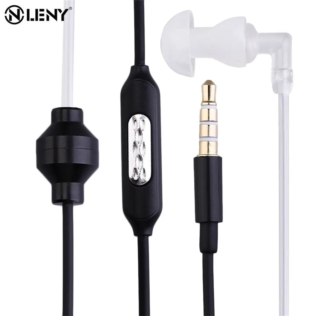 New Single Stereo Secret Service Air Tube Earphone 3.5mm Anti Radiation Mobile Phone Headsets Earphone With Air Pipe KY-011
New Single Stereo Secret Service Air Tube Earphone 3.5mm Anti Radiation Mobile Phone Headsets Earphone With Air Pipe KY-011