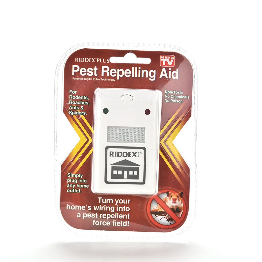 PEST Control EU US Plug Electronic Ultrasonic Rat Mouse Repellent Anti Mosquito Repeller killer Rodent Pest Bug Reject Mole mice
PEST Control EU US Plug Electronic Ultrasonic Rat Mouse Repellent Anti Mosquito Repeller killer Rodent Pest Bug Reject Mole mice