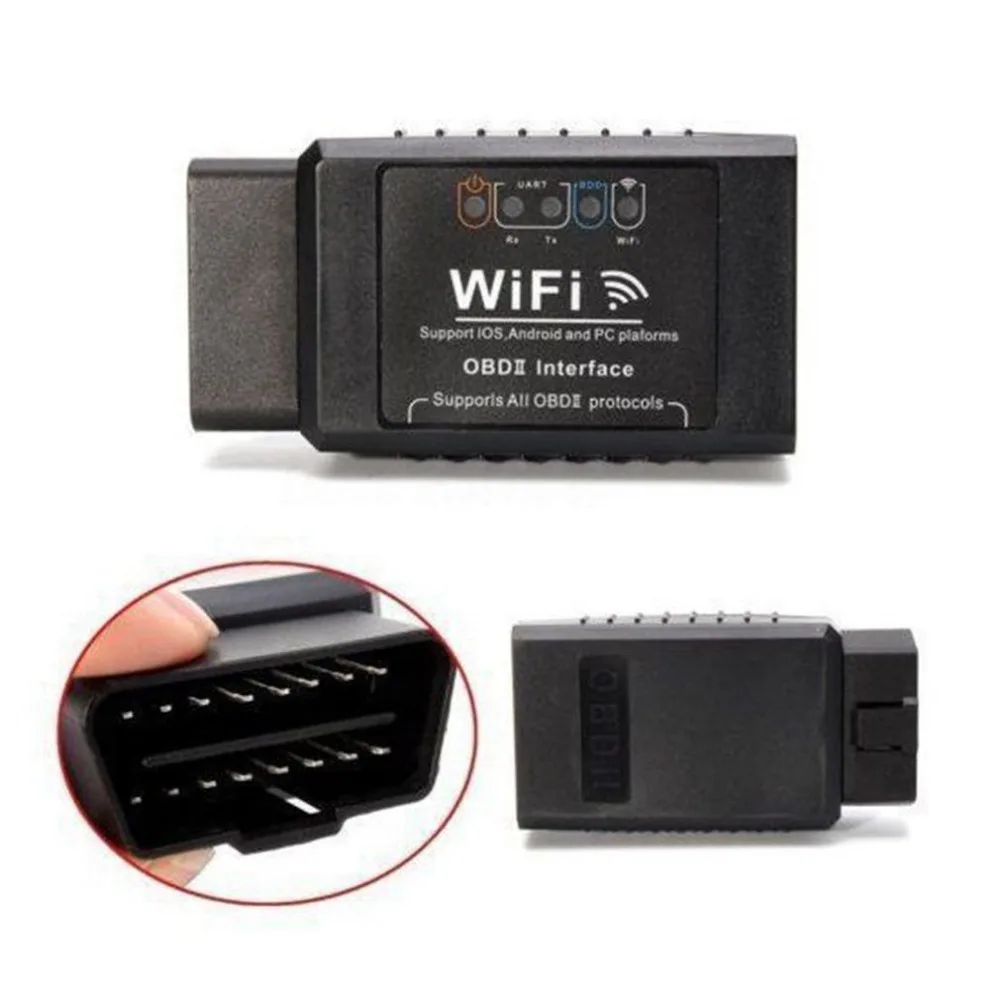 ELM327 WIFI OBD2 OBDII Interface Auto Car Diagnostic Scanner Scan Tool for iOS for Android PC Devices Wireless Car Code Reader
ELM327 WIFI OBD2 OBDII Interface Auto Car Diagnostic Scanner Scan Tool for iOS for Android PC Devices Wireless Car Code Reader