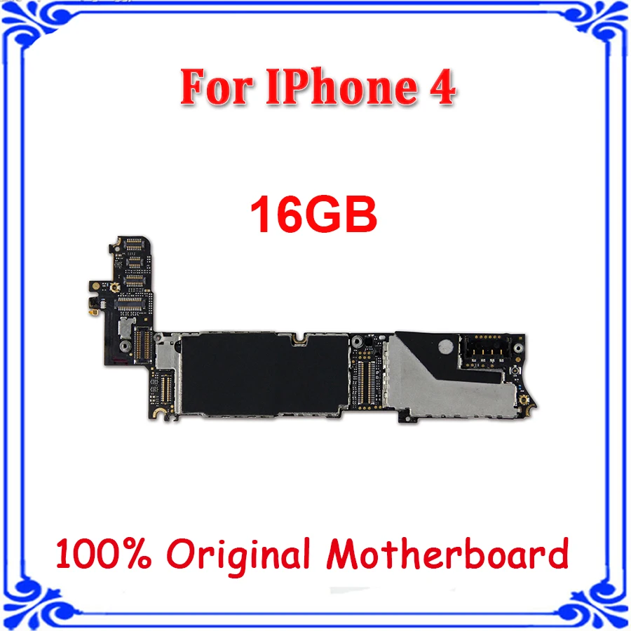 16GB for iphone 4 4G motherboard original mainboard for apple 4 4G logic board with IOS system main plate
16GB for iphone 4 4G motherboard original mainboard for apple 4 4G logic board with IOS system main plate