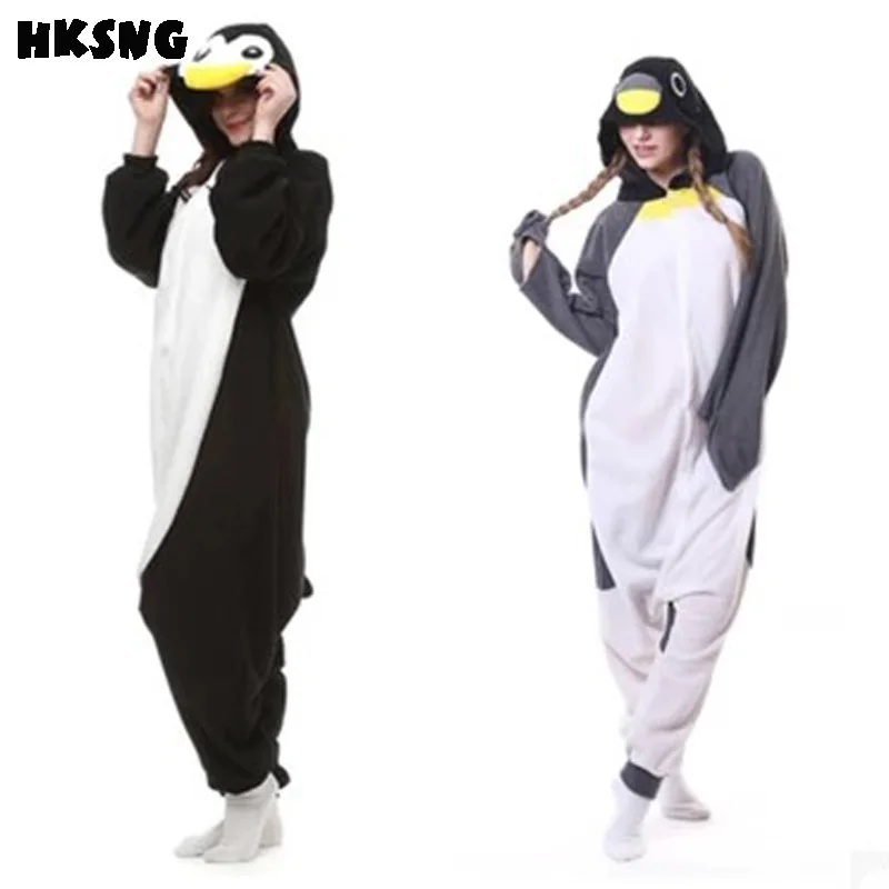 HKSNG SA Material Grey Black Penguin Pajamas Animal Adult Winter Onesie Kigurumi Ringtail Cosplay Costume For Party
HKSNG SA Material Grey Black Penguin Pajamas Animal Adult Winter Onesie Kigurumi Ringtail Cosplay Costume For Party
