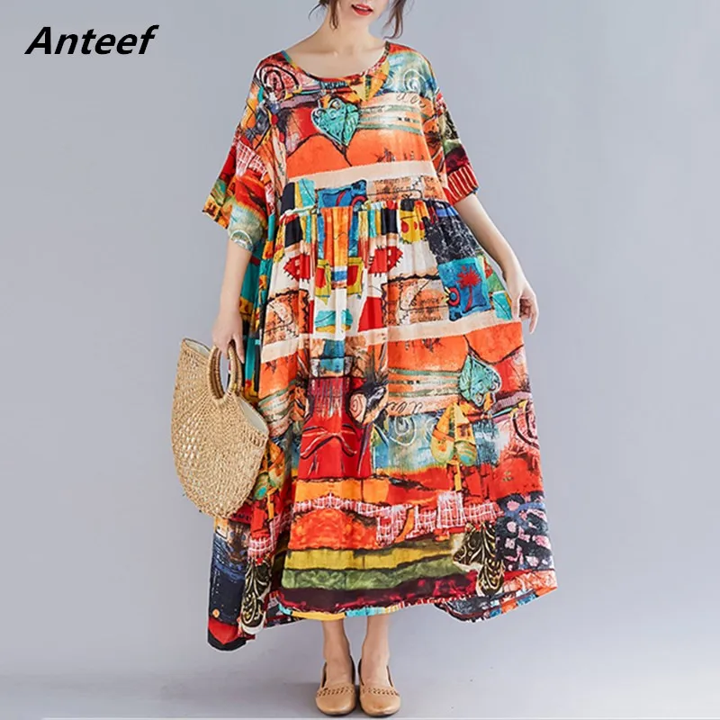 cotton linen vintage floral plus size women casual loose long summer dress elegant clothes 2019 ladies dresses Sundress 5XL 6XL
cotton linen vintage floral plus size women casual loose long summer dress elegant clothes 2019 ladies dresses Sundress 5XL 6XL
