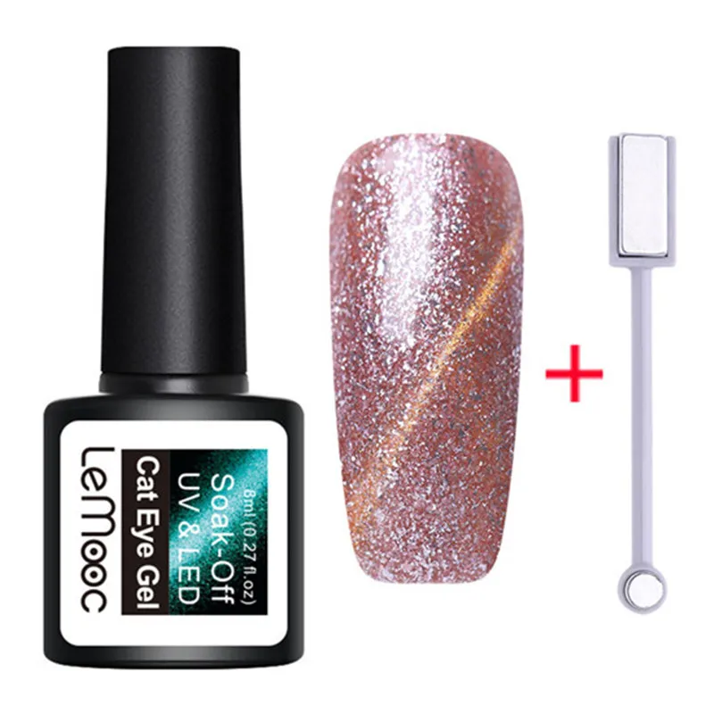 LEMOOC 2Pcs/set Magic Magnetic 3D Cat Eye's Gel Nail Polish 8ml Shinny Glitter Soak Off UV DIY Manicure Nail Art Gel Varnish
LEMOOC 2Pcs/set Magic Magnetic 3D Cat Eye's Gel Nail Polish 8ml Shinny Glitter Soak Off UV DIY Manicure Nail Art Gel Varnish