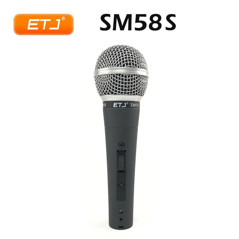 SM58S With Switch Vocal Microphone SM58s Clear Sound Karaoke Dynamic Metal Body Microfone Handheld Mic 
SM58S With Switch Vocal Microphone SM58s Clear Sound Karaoke Dynamic Metal Body Microfone Handheld Mic