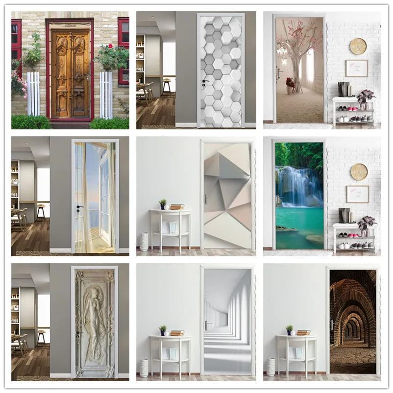 Door Stickers 2019 New Style Pattern Wallpaper On Door For Living Room Bedroom Corridor Self-adhesive DIY Home Art Decor Mural
Door Stickers 2019 New Style Pattern Wallpaper On Door For Living Room Bedroom Corridor Self-adhesive DIY Home Art Decor Mural