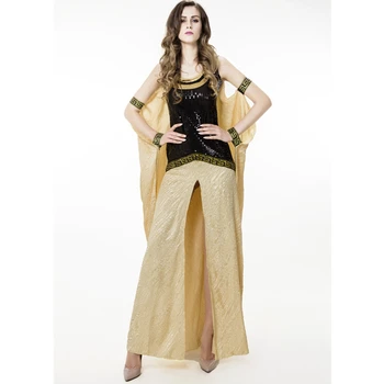 Cleopatra Halloween Costume Female Goddess of War Cosplay Game Cosplay Party Suit Hallowmas Sequins Dress
Cleopatra Halloween Costume Female Goddess of War Cosplay Game Cosplay Party Suit Hallowmas Sequins Dress