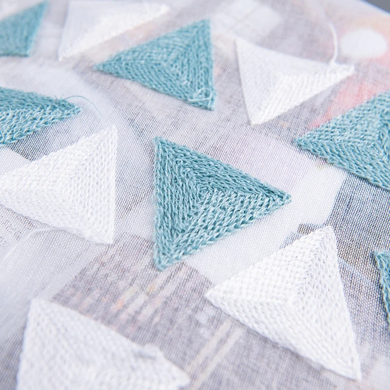 Rod Pocket Embroidered Blue Triangles Semi Tier Curtain, Short Curtain For Kitchen Bathroom Living Room
Rod Pocket Embroidered Blue Triangles Semi Tier Curtain, Short Curtain For Kitchen Bathroom Living Room